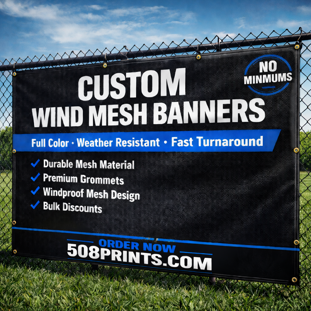 Outdoor Mesh Wind Banner