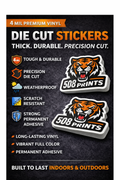 Die Cut 4mil Standard Stickers