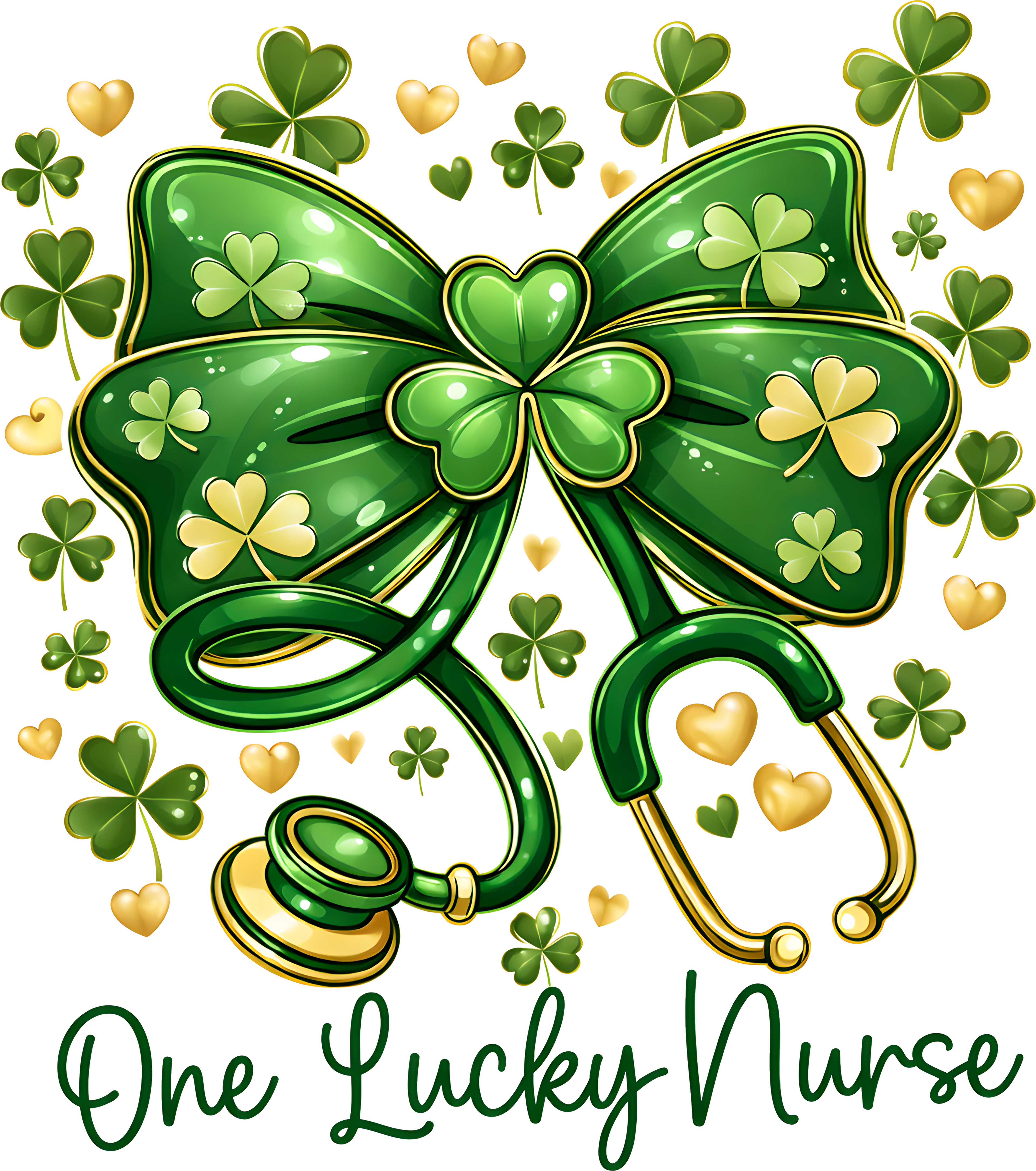 🍀 St. Patrick’s Day DTF Transfer Bundle #2 – Set of 5 (10” Insta-Peel)