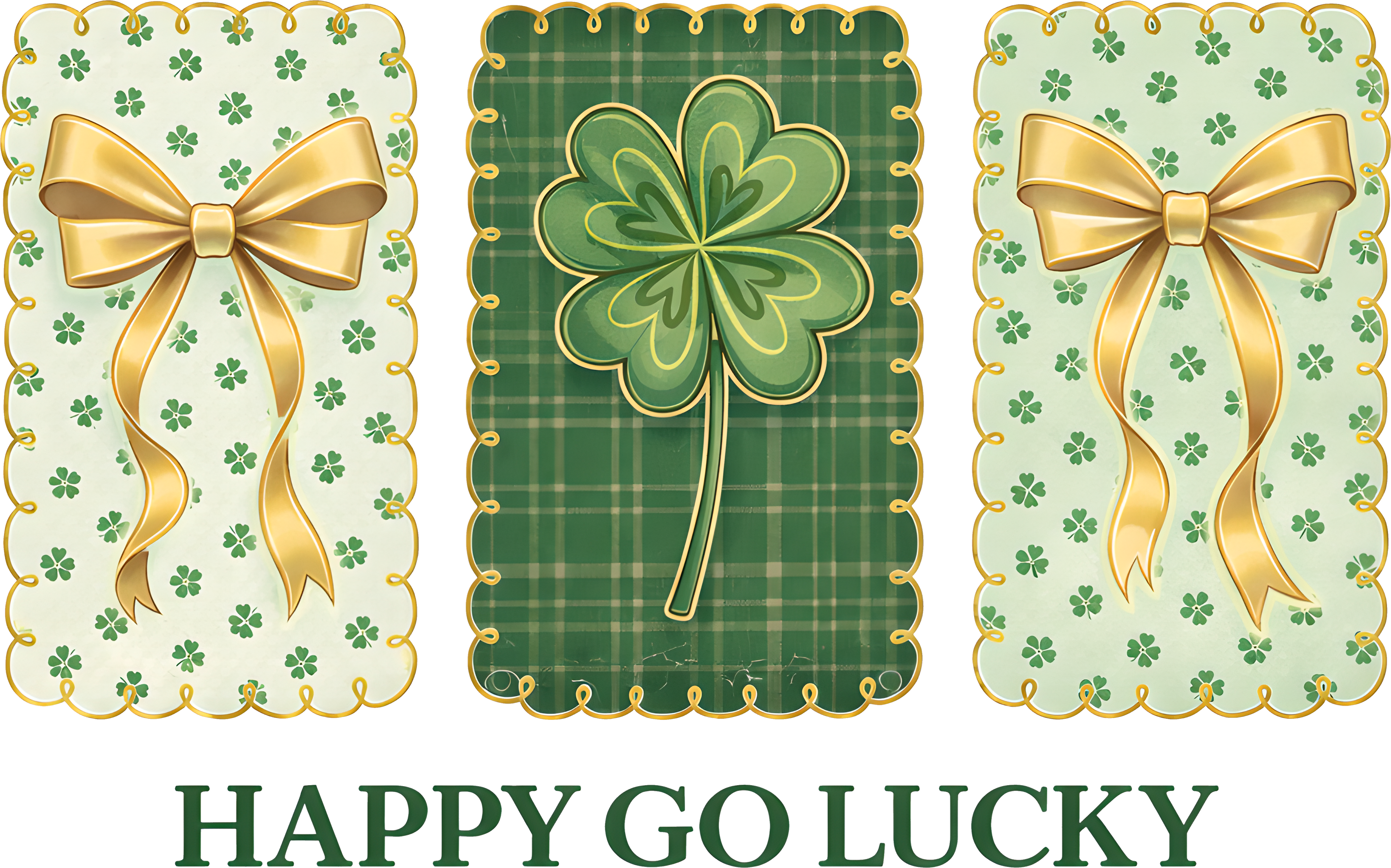 🍀 St. Patrick’s Day DTF Transfer Bundle #3 – Set of 5 (10” Insta-Peel)