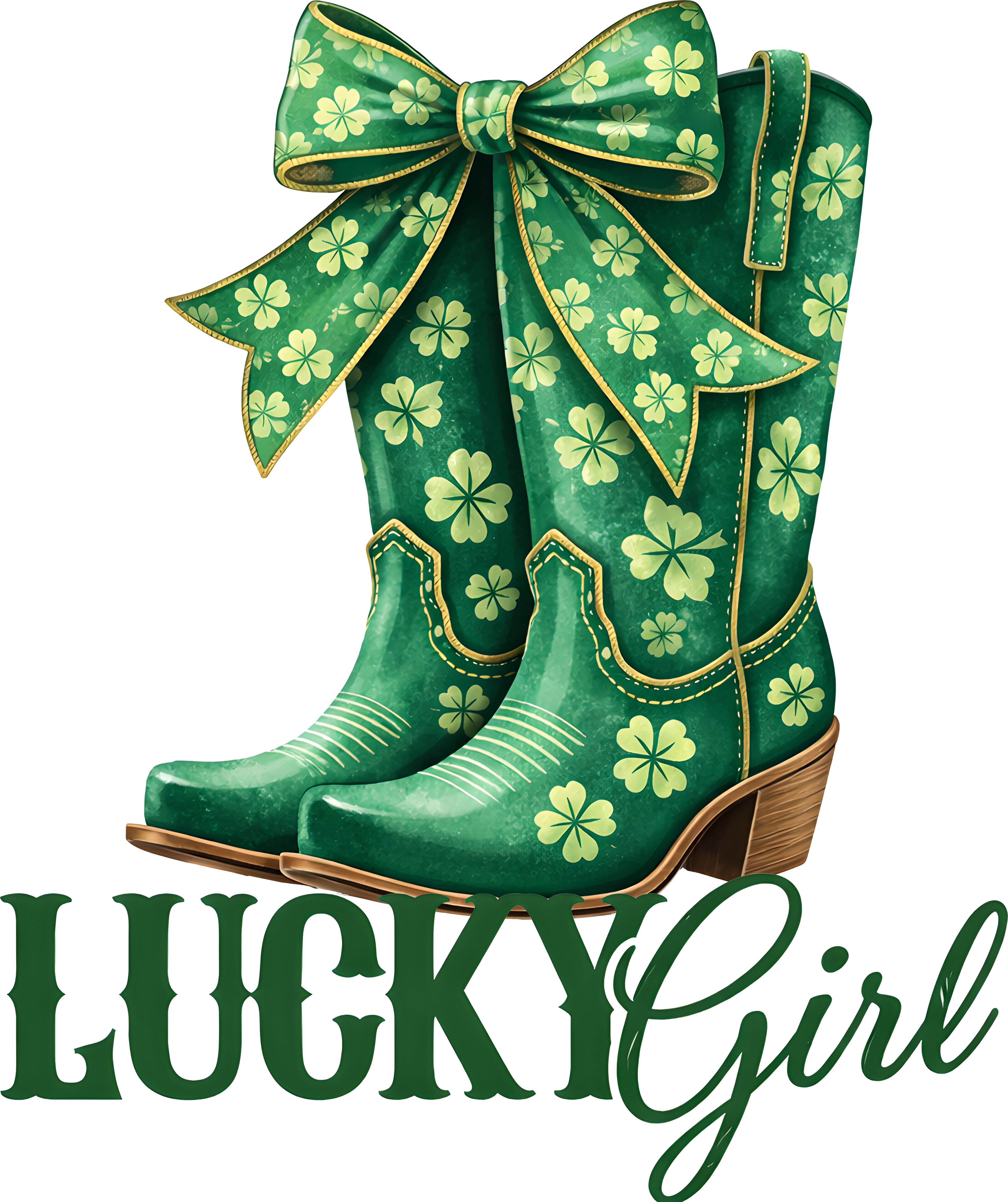 🍀 St. Patrick’s Day DTF Transfer Bundle #1 – Set of 5 (10” Insta-Peel)